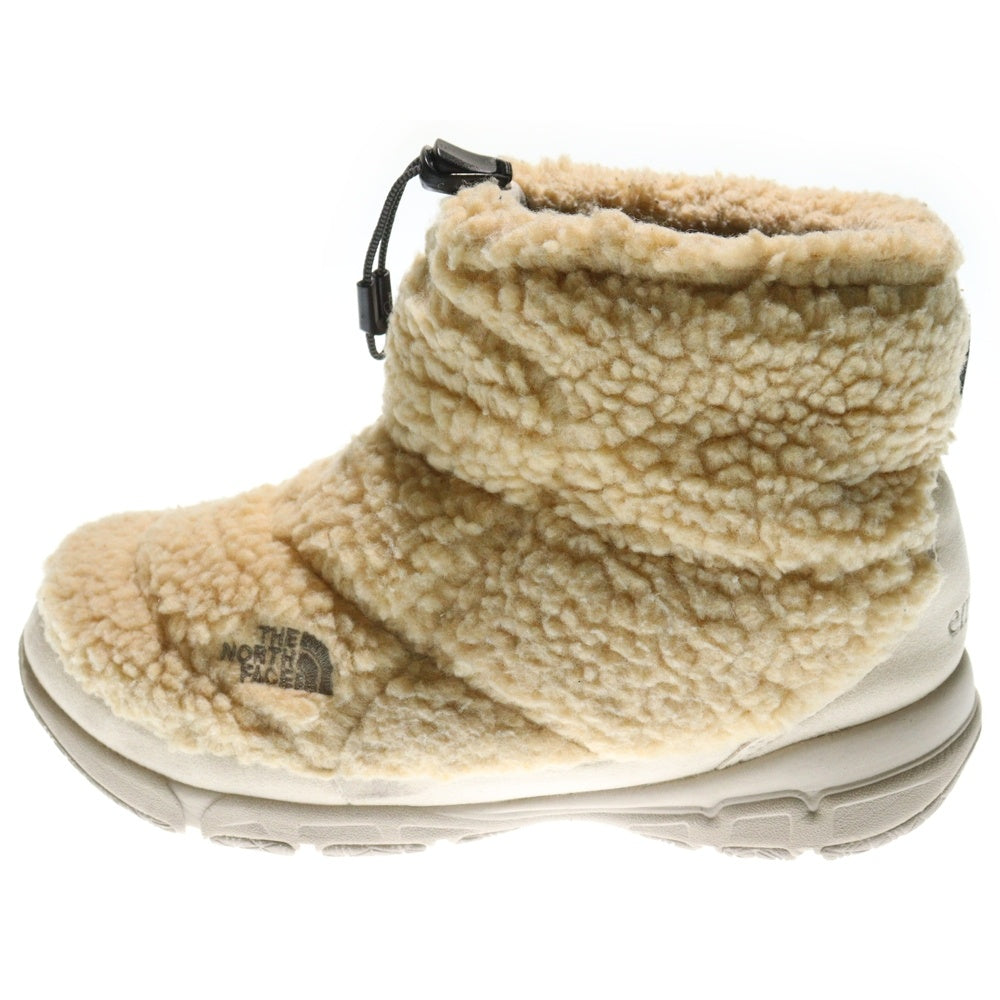THE NORTH FACE(ザノースフェイス) emmi別注 NUPTSE BOOTIE ヌプシ ブーティ ライト ボアショートブーツ ベージュ US7/25cm NF51883E-F
