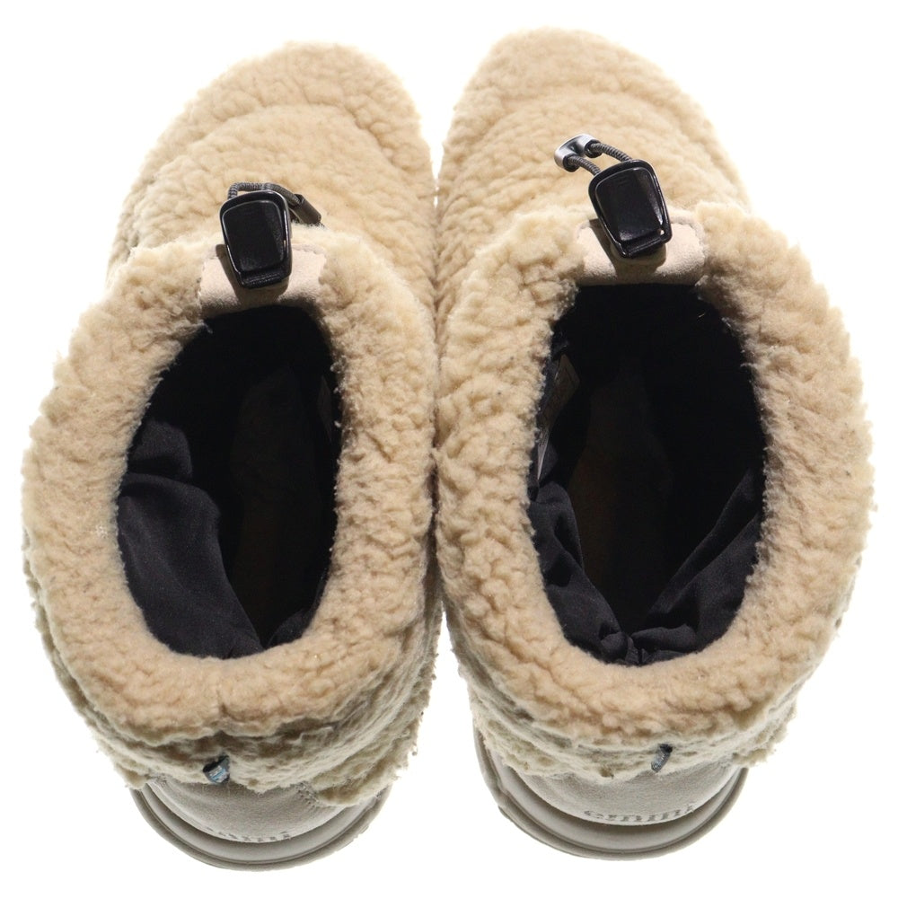 THE NORTH FACE(ザノースフェイス) emmi別注 NUPTSE BOOTIE ヌプシ ブーティ ライト ボアショートブーツ ベージュ US7/25cm NF51883E-F
