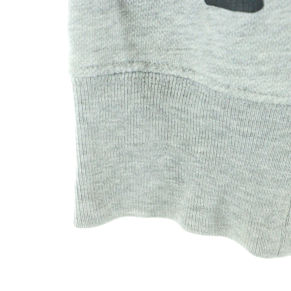 STUSSY(ステューシー) 00S ロゴプリント ジップアップ フーディ スウェットパーカー 金タグ グレー