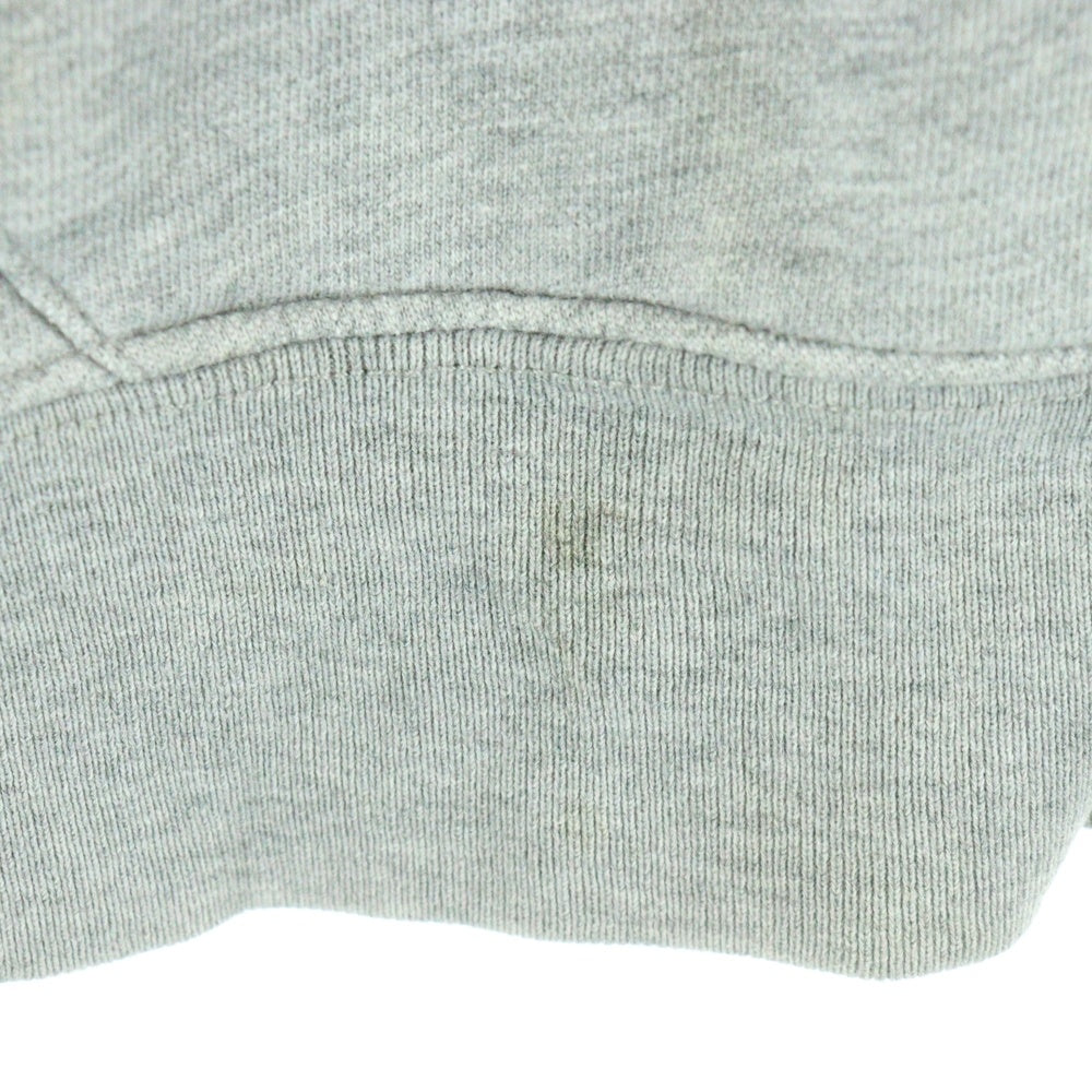 STUSSY(ステューシー) 00S ロゴプリント ジップアップ フーディ スウェットパーカー 金タグ グレー