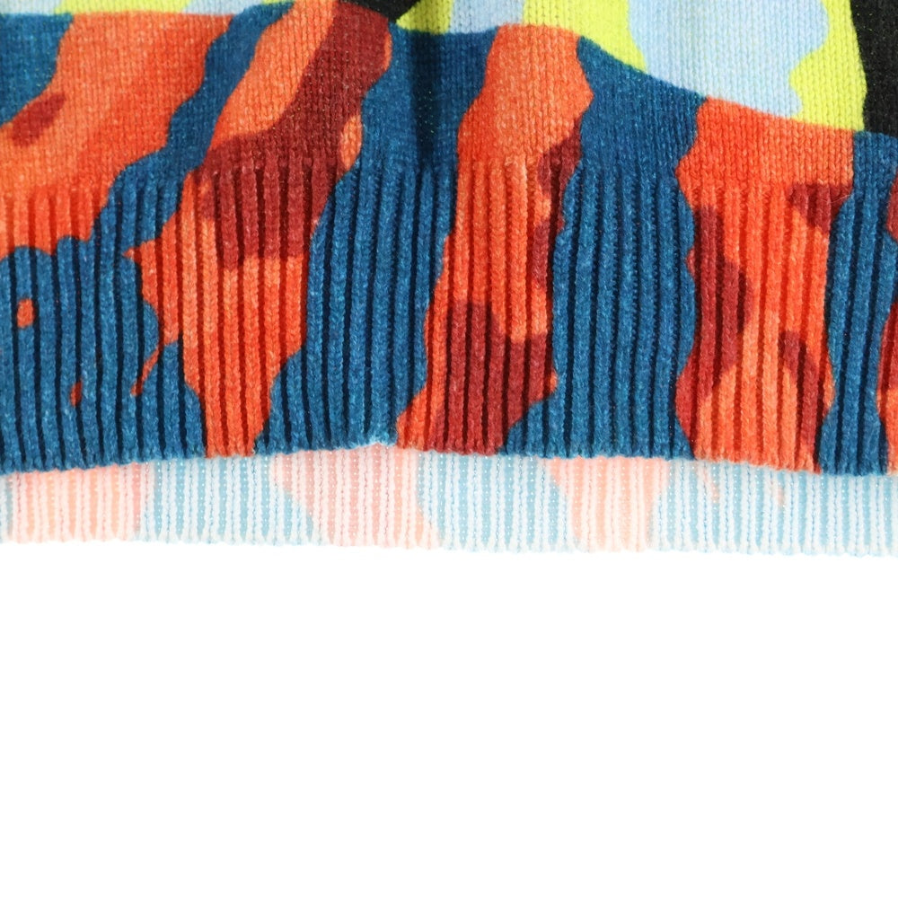 STUSSY(ステューシー) PRINTED SWEATER VEST 総柄 プリンテッド スウェットベスト マルチカラー