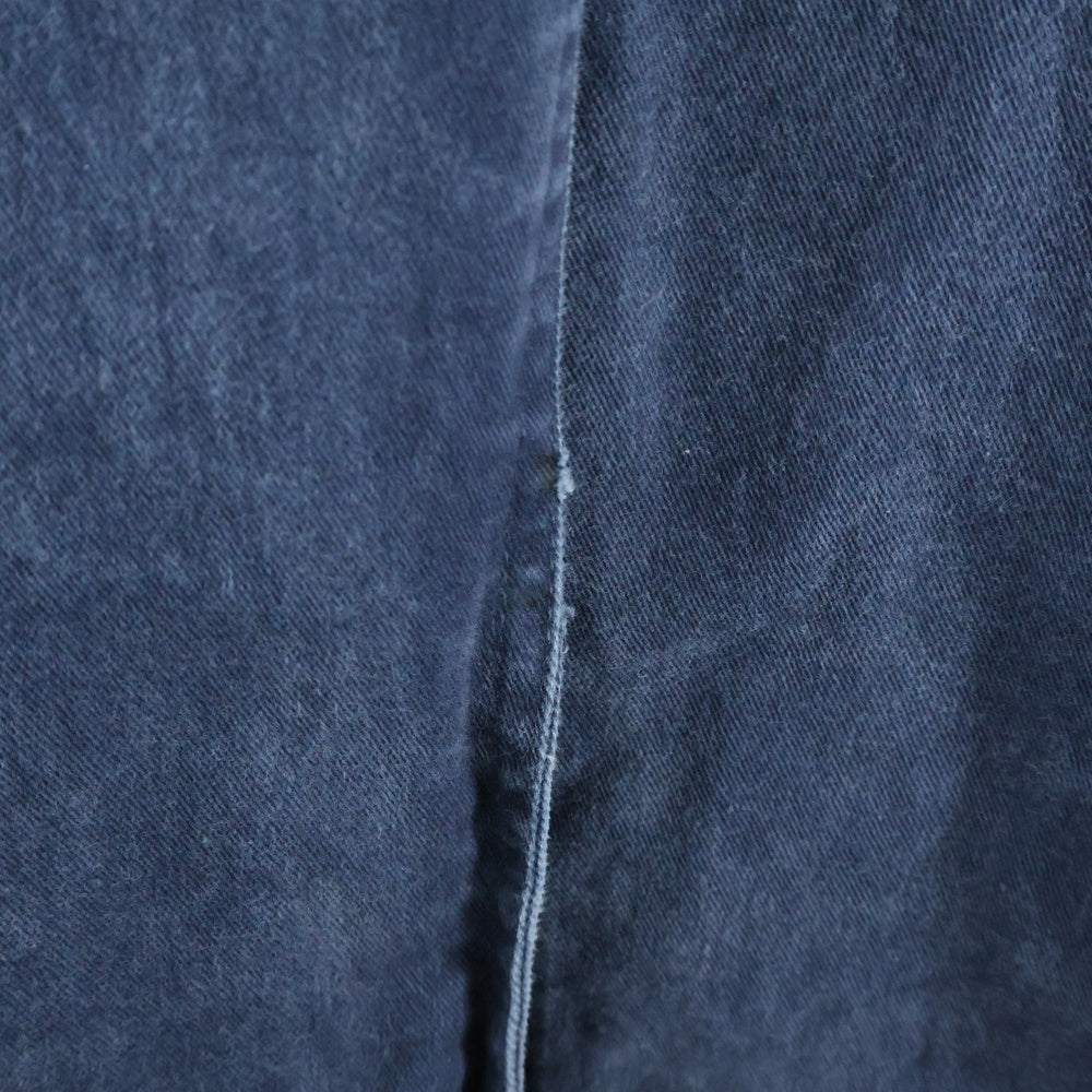 BRANDON THOMAS(ブランドントーマス) コーデュロイカラー スエードロングコート ジャケット ネイビー