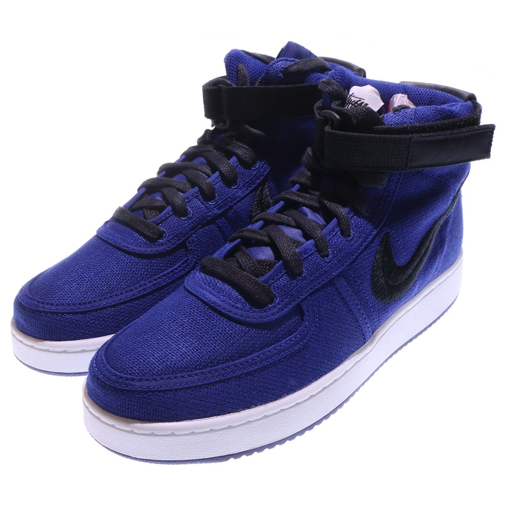 NIKE(ナイキ) ×STUSSY VANDAL HIGH ステューシー バンダル ハイカットスニーカー ブルー US7/25cm DX5425-400