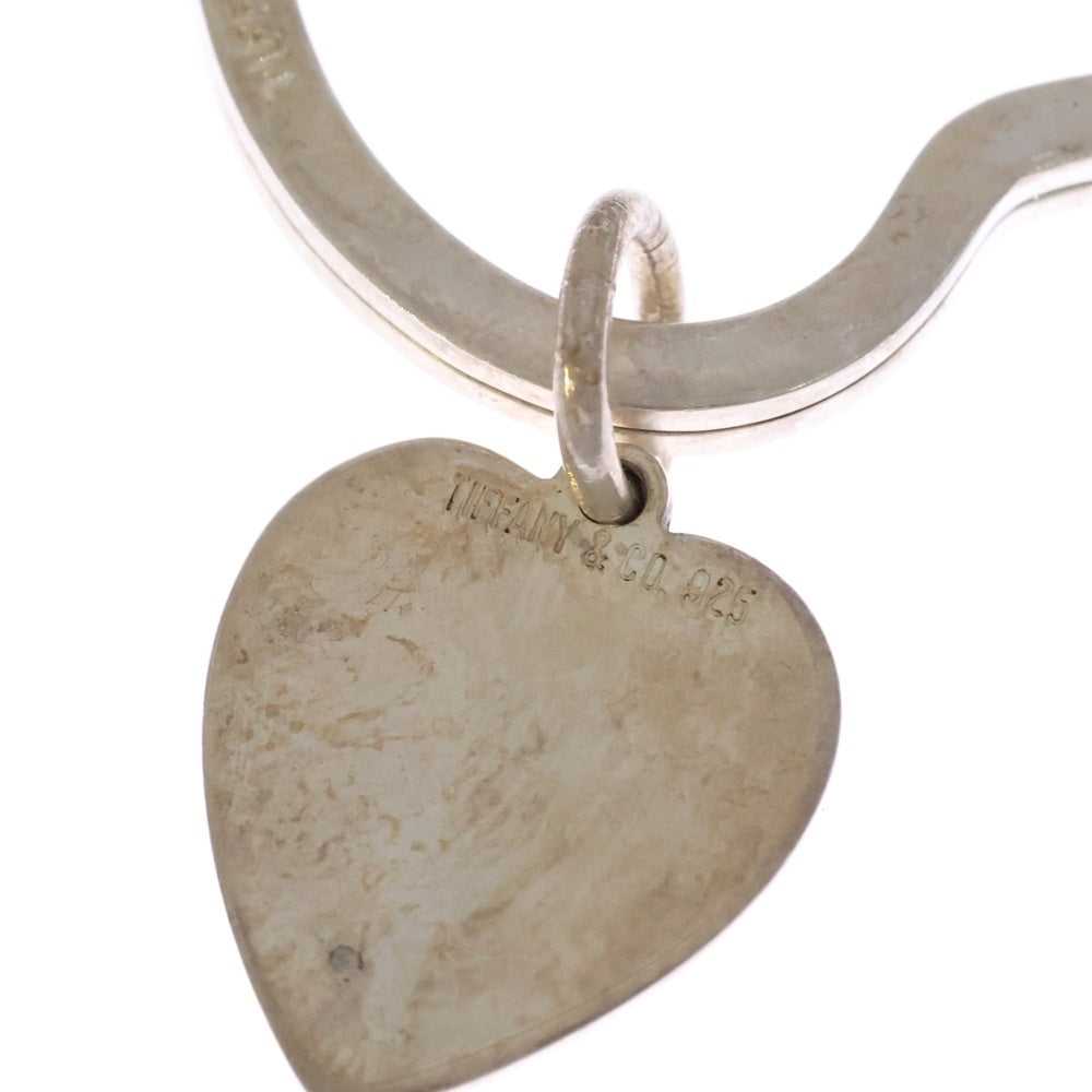 TIFFANY & Co.(ティファニー) ハートチャーム キーリング キーホルダー シルバー