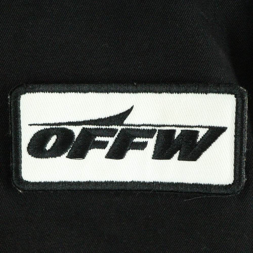 OFF-WHITE(オフホワイト) 18AW Vintage Bomber Jacket ヴィンテージ ボンバー ジャケット ブラック OMEA130E18135001