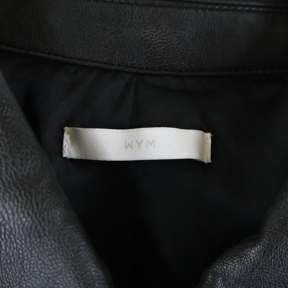 NO BRAND(ノーブランド) WYM(ウィム バイ リドム) ARTIFICIAL GRAIN MILITARY BLOUSON アーティフィシャル グレイン ミリタリー ブルゾン ジップアップジャケット WYJK715