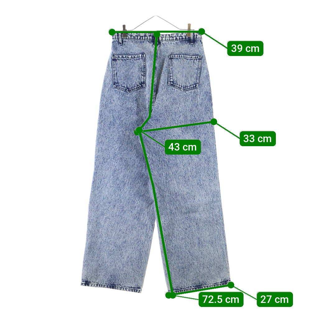 ADRER(アドラー) ヴィンテージ メイクワイドテーパードデニムパンツ インディゴ ADPAS1023001