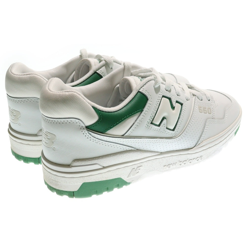 New Balance(ニューバランス) BB550SWB 550 ローカットスニーカー ホワイト/グリーン US9.5/27.5cm