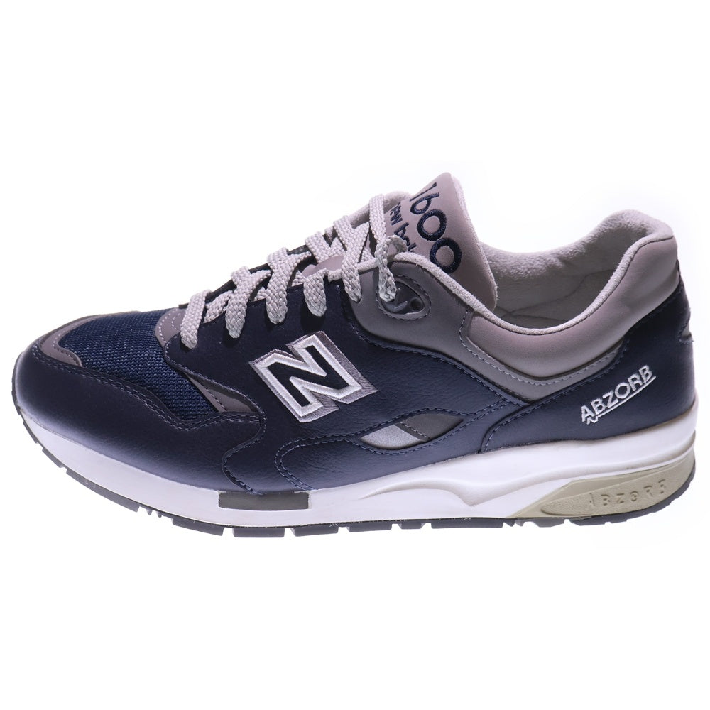 New Balance(ニューバランス) CM1600LV 1600 NAVY レザー ローカットスニーカー ネイビー US9/27cm
