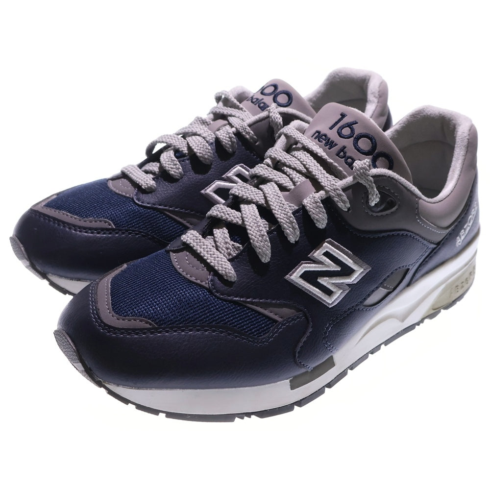 New Balance(ニューバランス) CM1600LV 1600 NAVY レザー ローカットスニーカー ネイビー US9/27cm