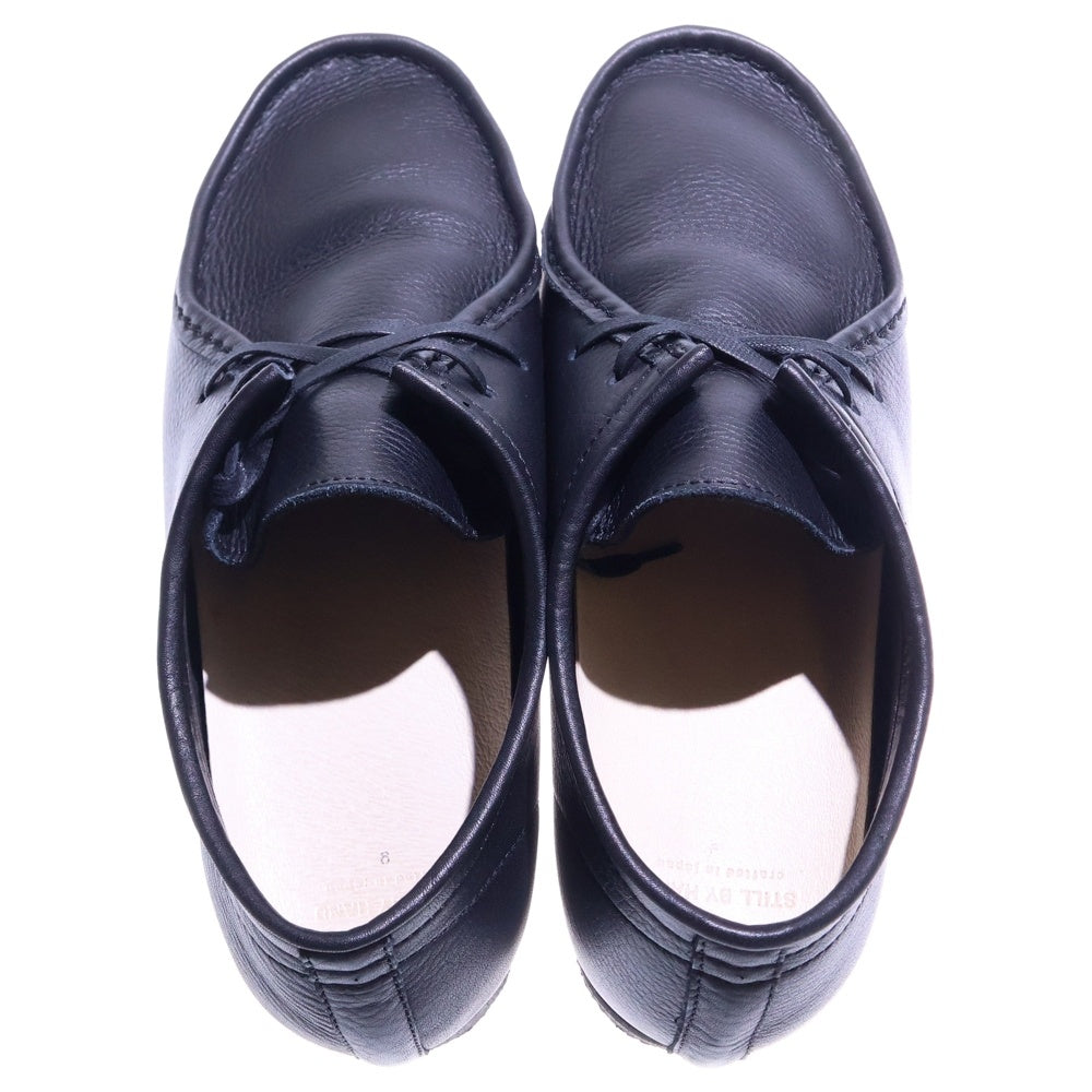 STILL BY HAND(スティルバイハンド) カウレザー クレープソール チロリアンシューズ ローカットスニーカー ブラック GD09233