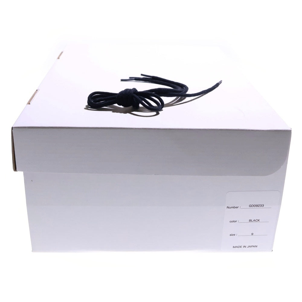 STILL BY HAND(スティルバイハンド) カウレザー クレープソール チロリアンシューズ ローカットスニーカー ブラック GD09233