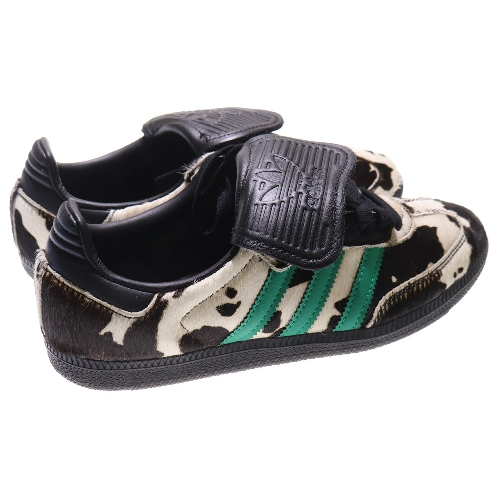 adidas(アディダス) WMNS SAMBA LT ウィメンズ サンバ ロングタン ローカットスニーカー カウプリント ブラック/ホワイト US6/23cm JS3930