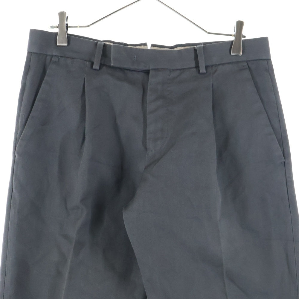 PT TORINO(ピーティートリノ) REBEL FIT コットン 2タック センタープレス スラックスパンツ グレー
