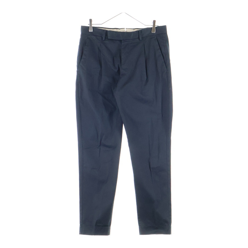 PT TORINO(ピーティートリノ) REBEL FIT コットン 2タック センタープレス スラックスパンツ ブラック LBPT PRD1 0010