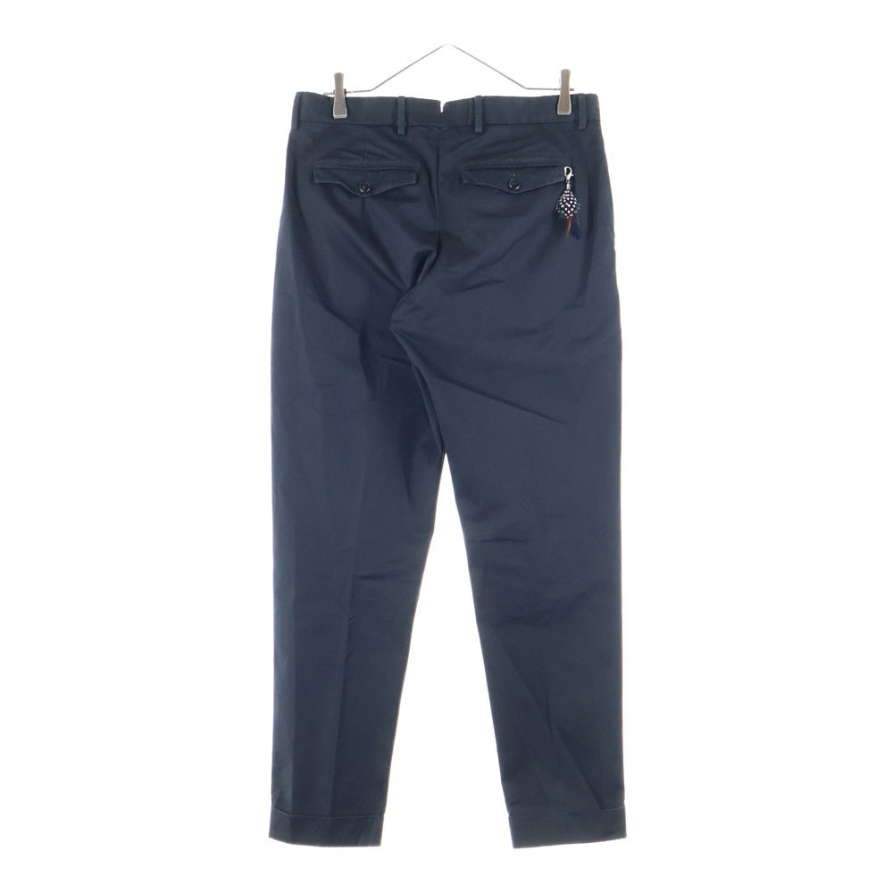 PT TORINO(ピーティートリノ) REBEL FIT コットン 2タック センタープレス スラックスパンツ ブラック LBPT PRD1 0010