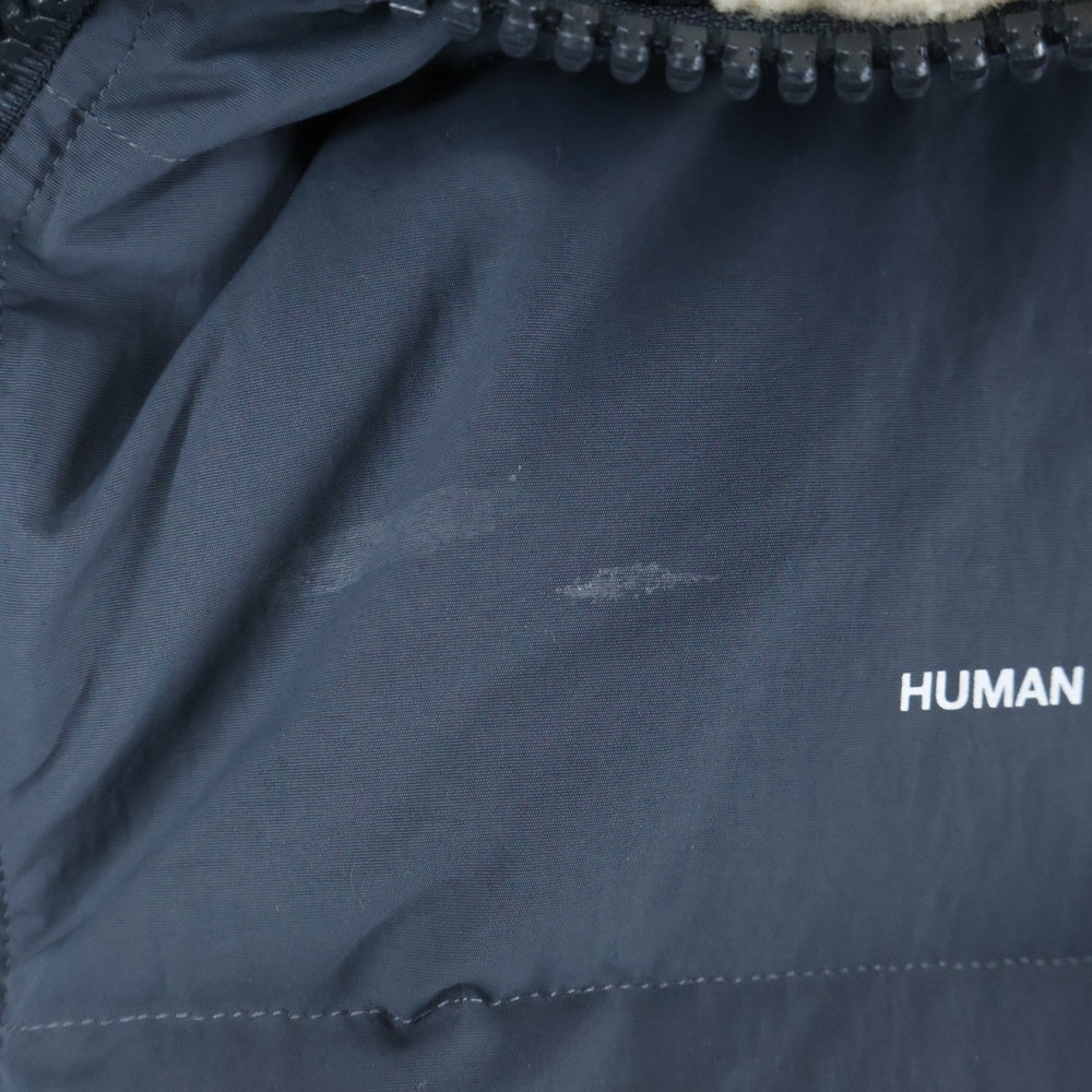 UNDERCOVER(アンダーカバー) 17AW High Neck Arm Leather Boa Blouson ハイネック アームレザースイッチング ボア ブルゾン ジャケット ブラック UCT4202