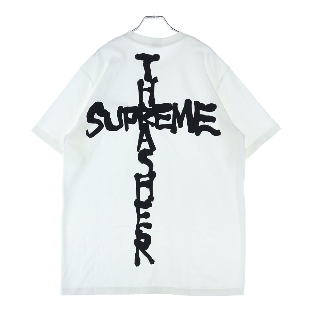 SUPREME(シュプリーム) 24AW ×THRASHER Cross Tee スラッシャー クロス プリント 半袖Tシャツ カットソー ホワイト