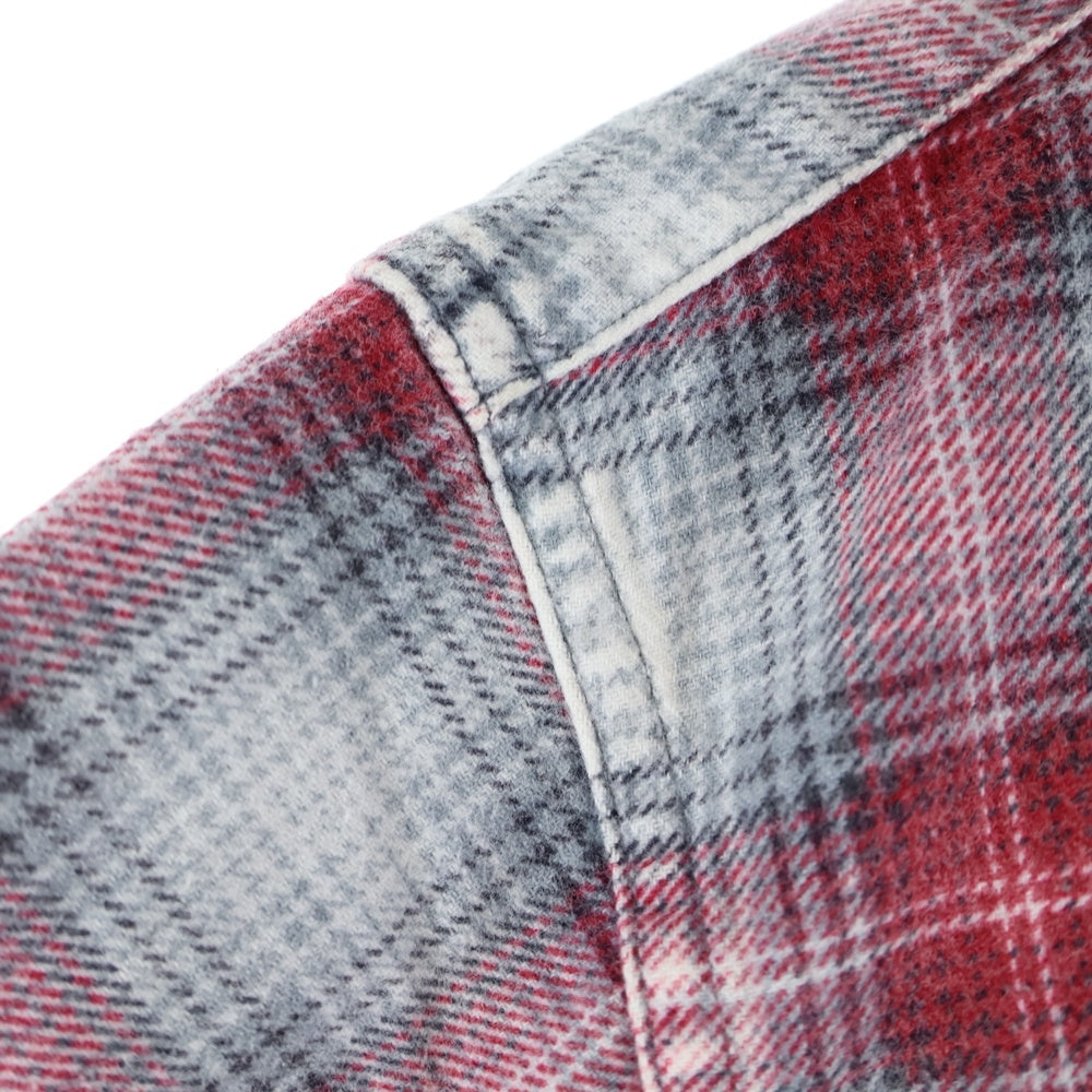 STUSSY(ステューシー) DAX PLAID SHIRT ダックス プレイド チェック 長袖シャツ レッド