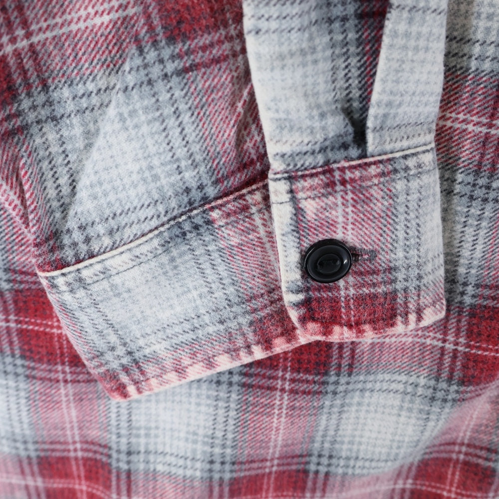 STUSSY(ステューシー) DAX PLAID SHIRT ダックス プレイド チェック 長袖シャツ レッド
