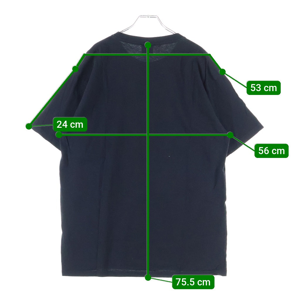 STUSSY(ステューシー) ×OUR LEGACY KING SIZE PIGMENT DYED TEE アワーレガシー キングサイズ ピグメントダイ 半袖Tシャツ カットソー ブラック