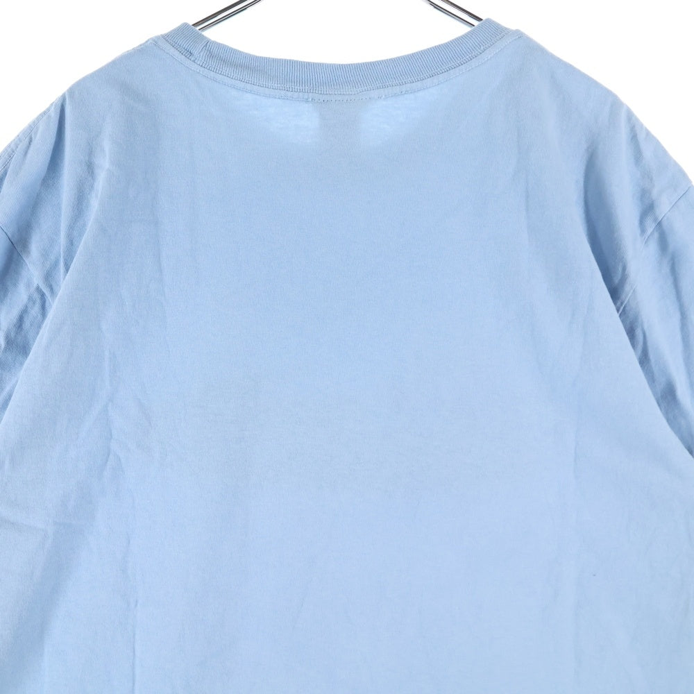 STUSSY(ステューシー) ×OUR LEGACY WORK SHOP TEE アワーレガシー ワークショップ プリント 半袖Tシャツ カットソー ブルー