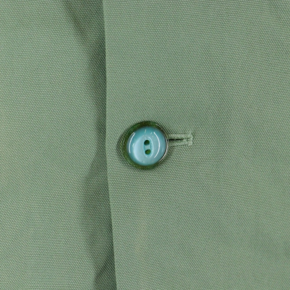 NO BRAND(ノーブランド) STOCKHOLM SURFBOARD CLUB ストックホルムサーフボードクラブ COACH JACKET コーチ ロゴエンブロイダリー ジャケット グリーン