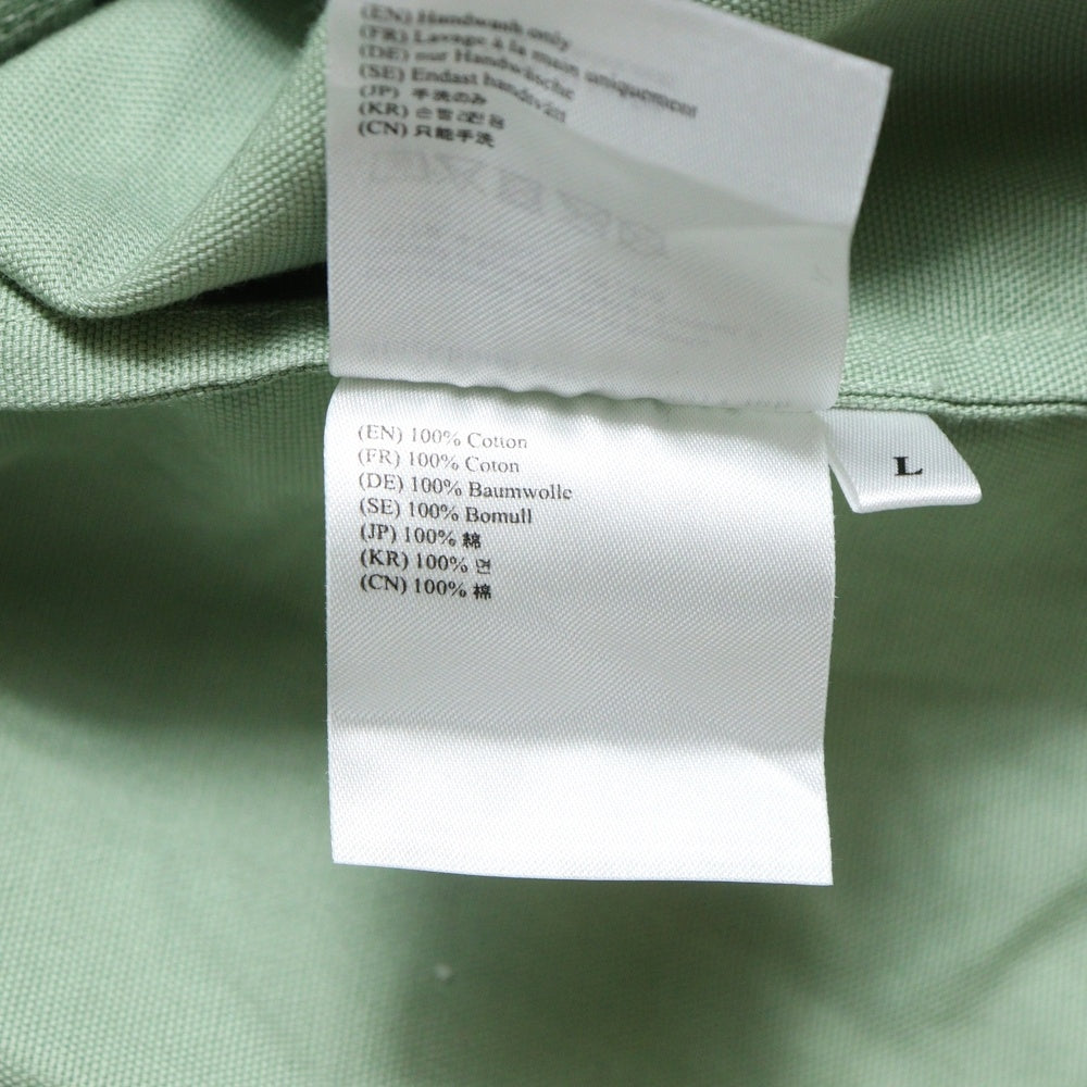 NO BRAND(ノーブランド) STOCKHOLM SURFBOARD CLUB ストックホルムサーフボードクラブ COACH JACKET コーチ ロゴエンブロイダリー ジャケット グリーン