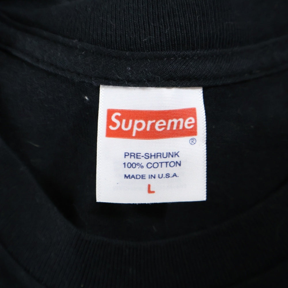 SUPREME(シュプリーム) 22AW PiL Live In Tokyo Tee ピル リブイントウキョウ プリント 半袖Tシャツ カットソー ブラック