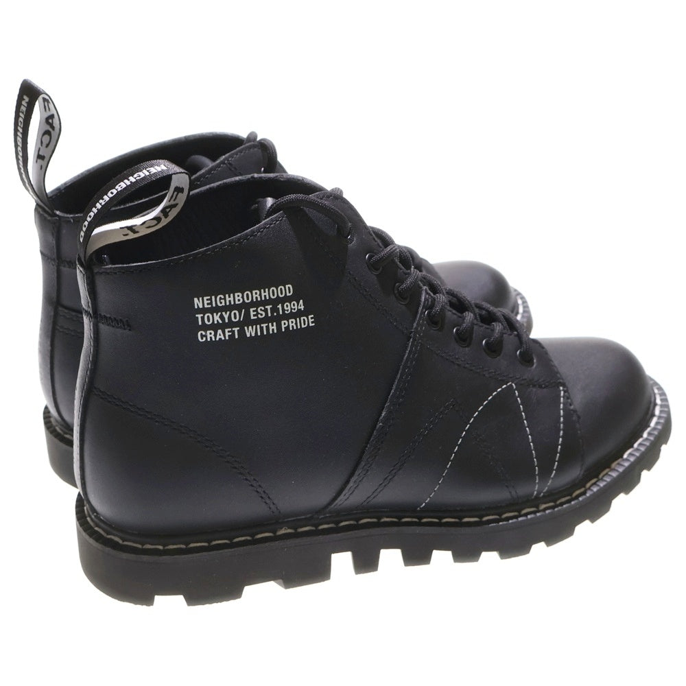 NEIGHBORHOOD(ネイバーフッド) 25AW ×FACT. NH X FACT. . MNKY BOOT ファクト レースアップ ブーツ ブラック 2526261N-FWM01