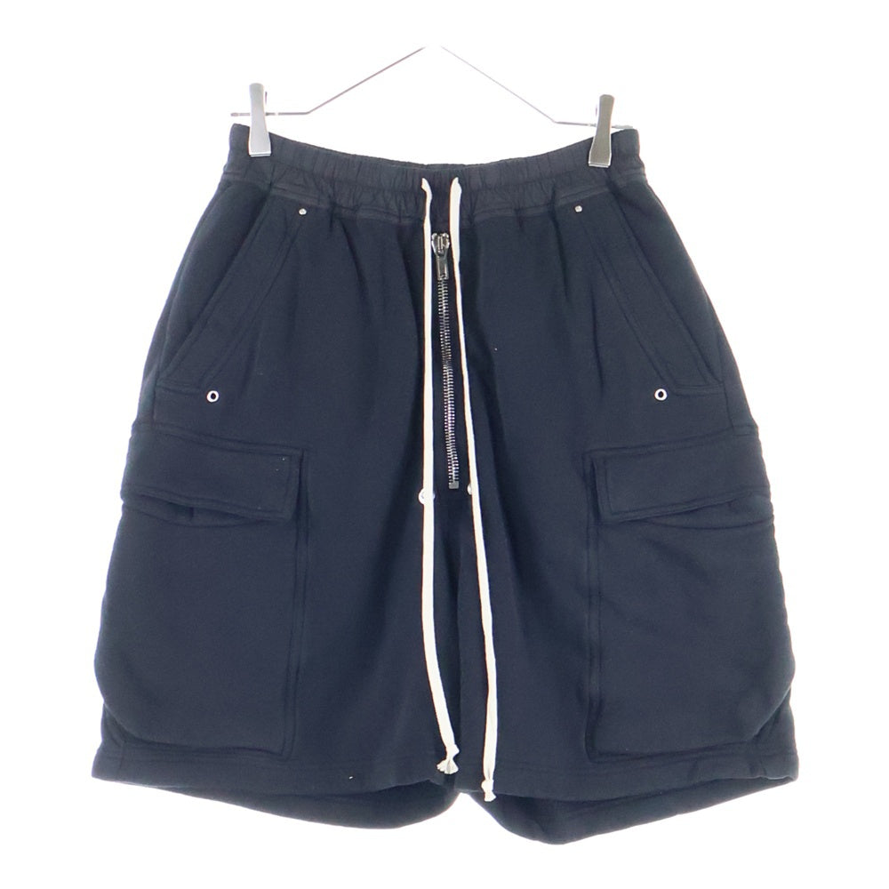 Rick Owens DRKSHDW(リックオウエンス ダークシャドウ) 25AW CARGOBELA SHORTS カーゴベラショーツ ハーフパンツ ブラック DU02E7369