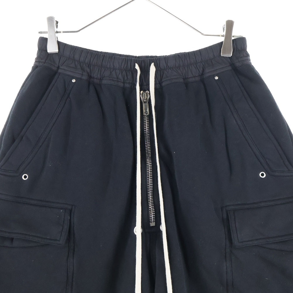 Rick Owens DRKSHDW(リックオウエンス ダークシャドウ) 25AW CARGOBELA SHORTS カーゴベラショーツ ハーフパンツ ブラック DU02E7369