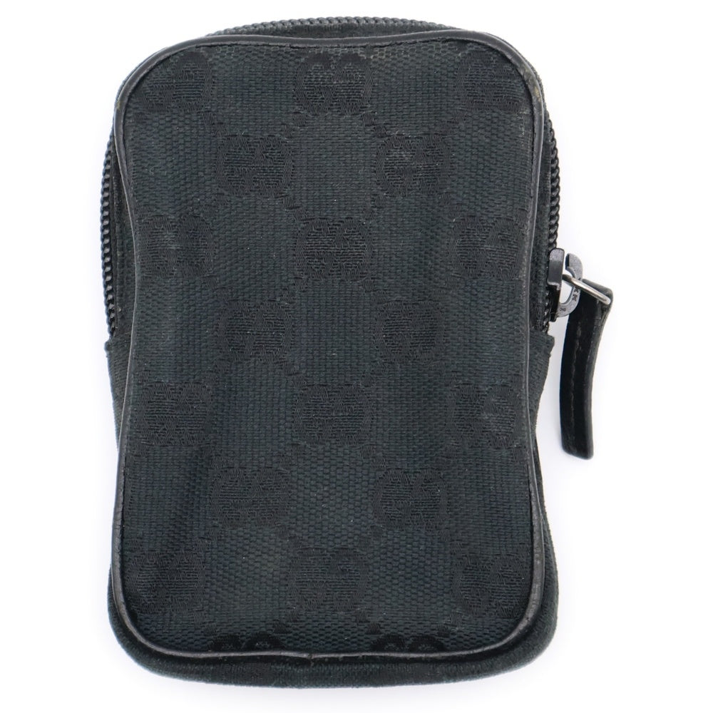 GUCCI(グッチ) GGキャンバス シガレットケース タバコケース ブラック 115249