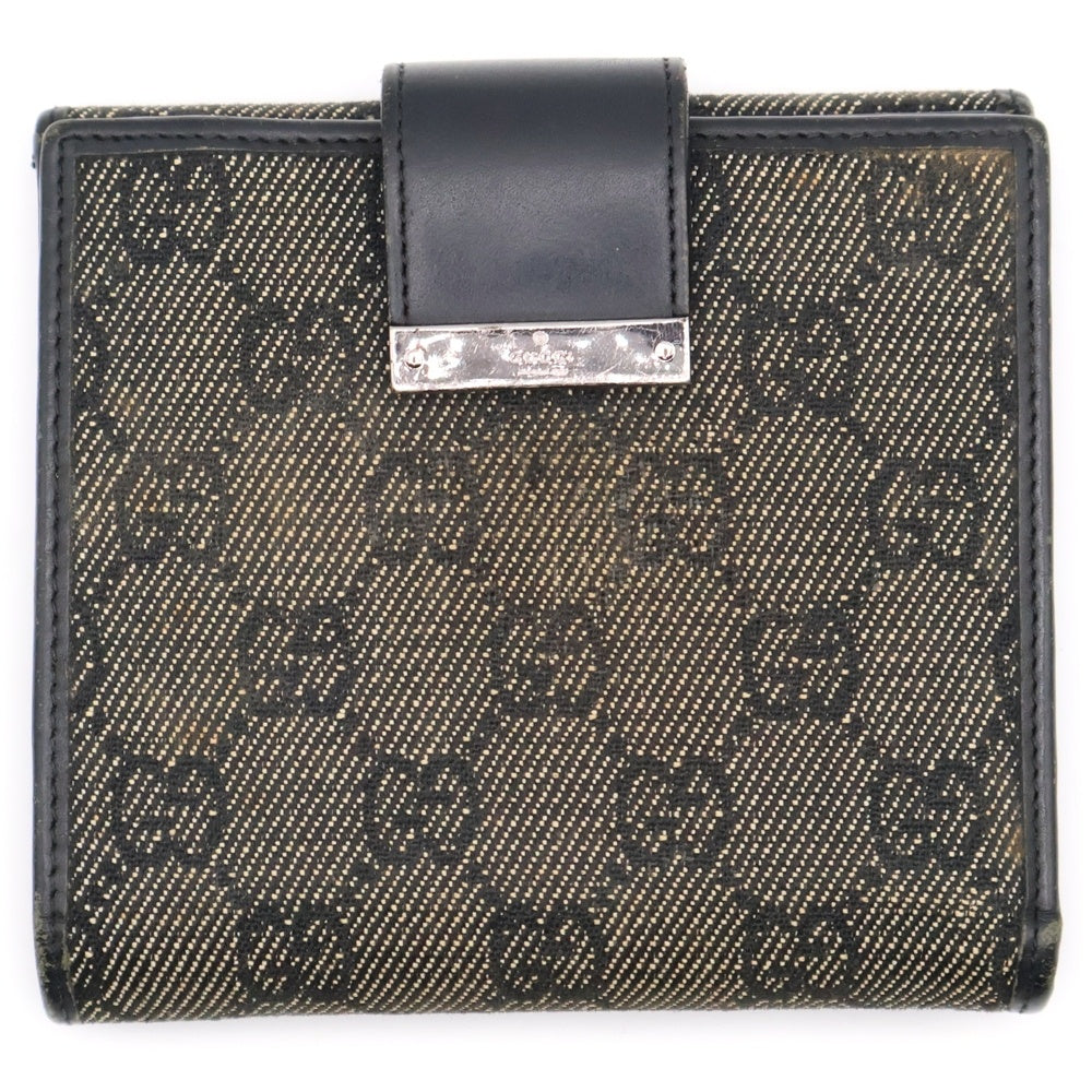 GUCCI(グッチ) GGキャンバス 二つ折り財布 ウォレット カーキ 74209