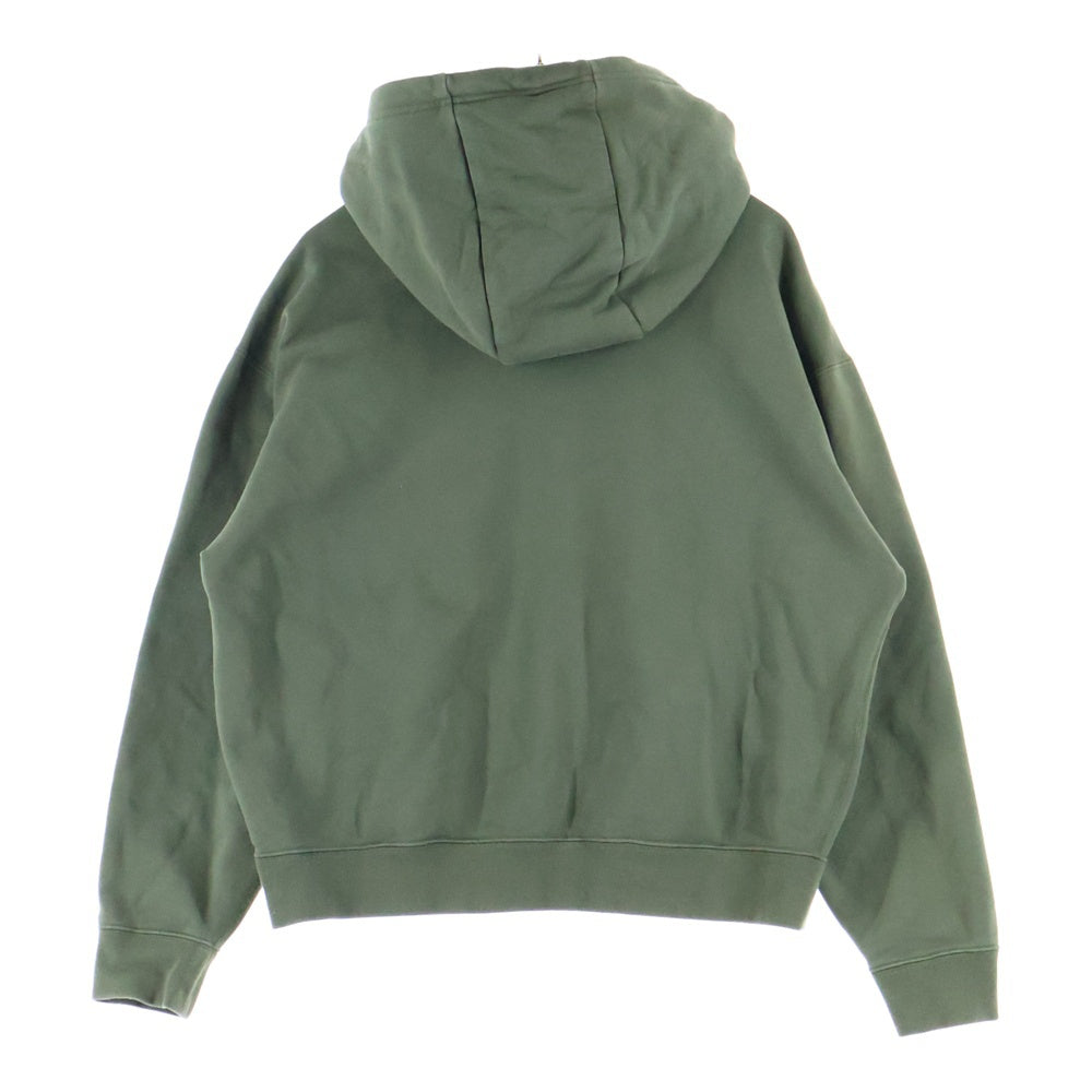 NIKE ACG(ナイキエーシージー) 20SS ロゴ刺繍 ドローコード スウェット プルオーバーパーカー カーキ BQ7199-325