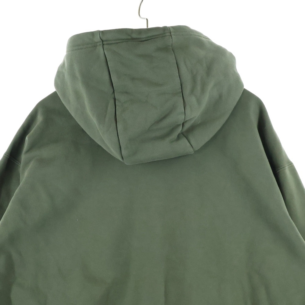 NIKE ACG(ナイキエーシージー) 20SS ロゴ刺繍 ドローコード スウェット プルオーバーパーカー カーキ BQ7199-325