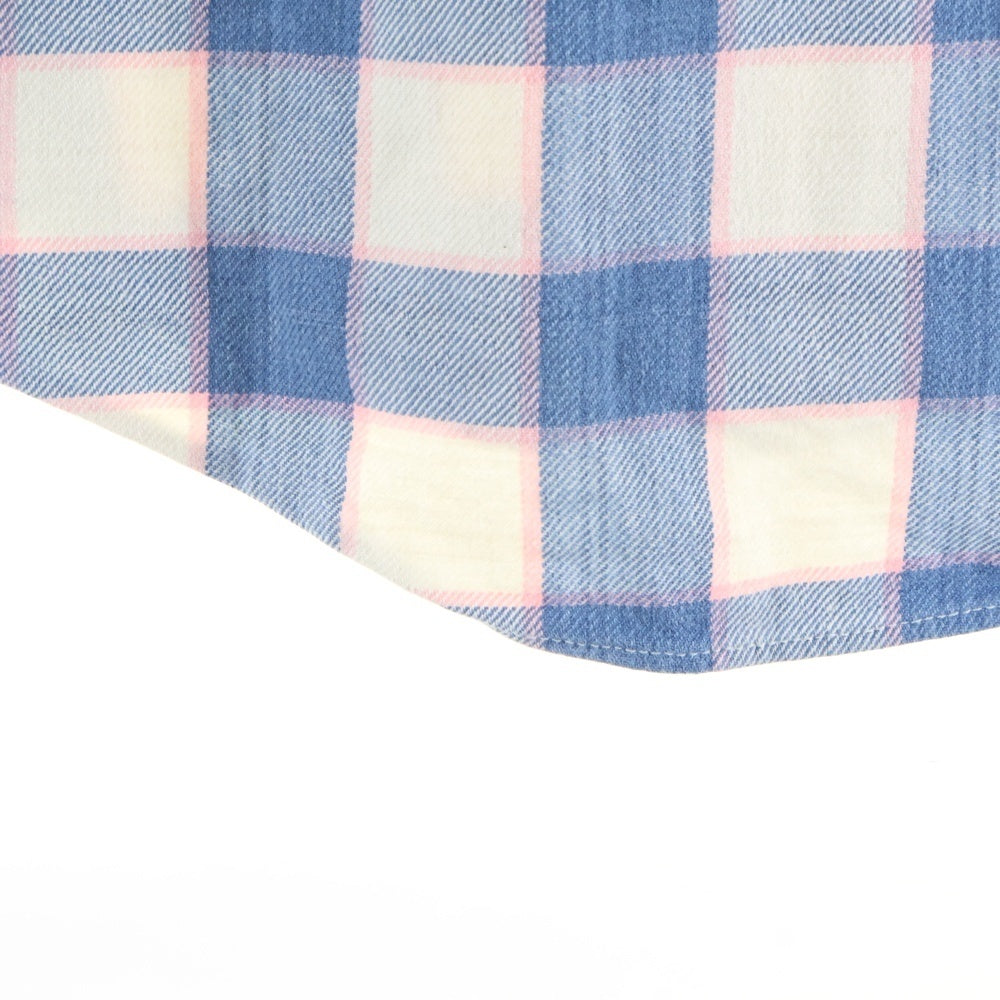 VISVIM(ヴィスヴィム) 14SS BLACK ELK FLANNEL ブラック エリュク フランネル バッファローチェック コットン 長袖シャツ ブルー/ホワイト 0114105011023