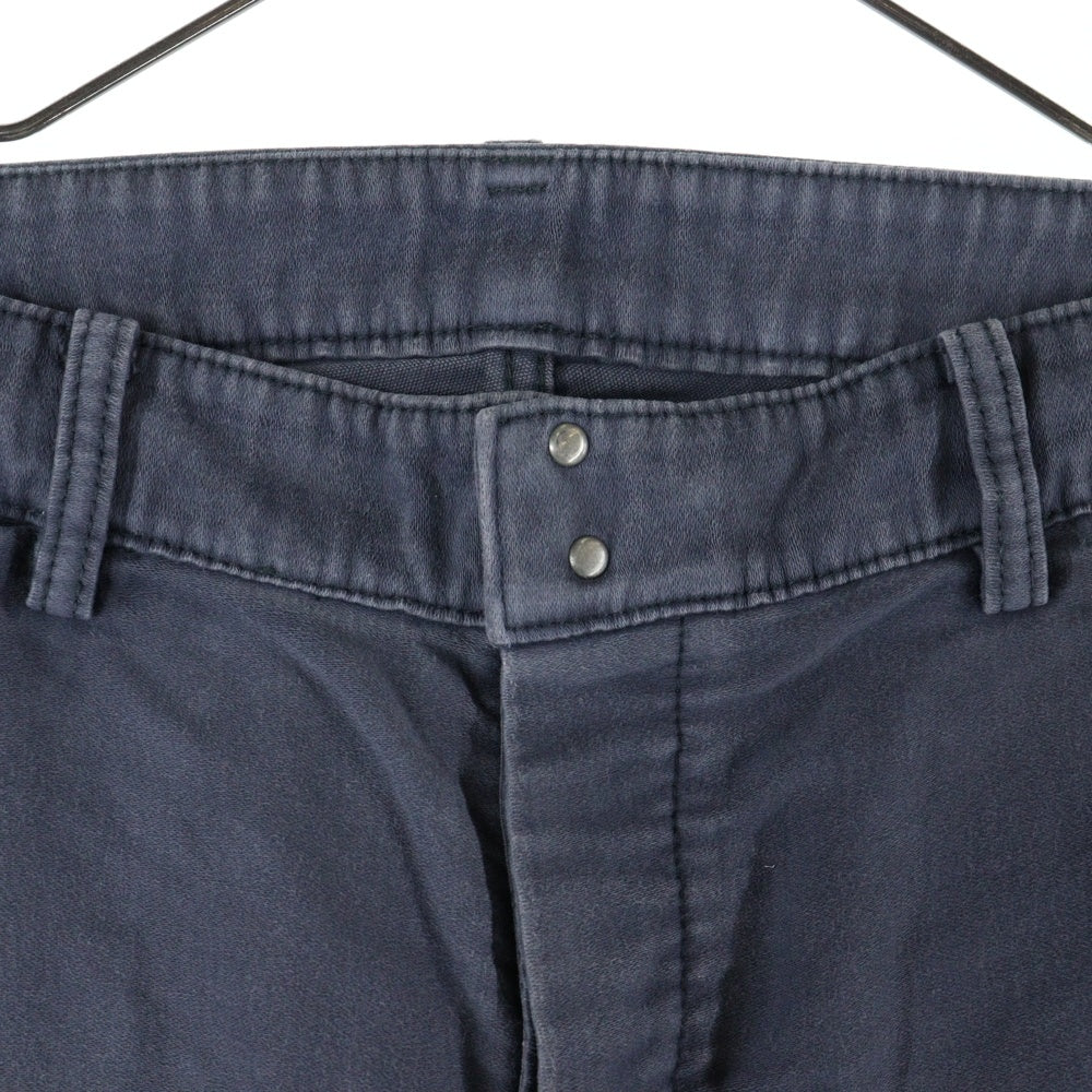 VISVIM(ヴィスヴィム) 14SS PASTORAL PANTS DMGD MOLESKIN モールスキン ボタンフライ ストレートパンツ ネイビー 0114105008013
