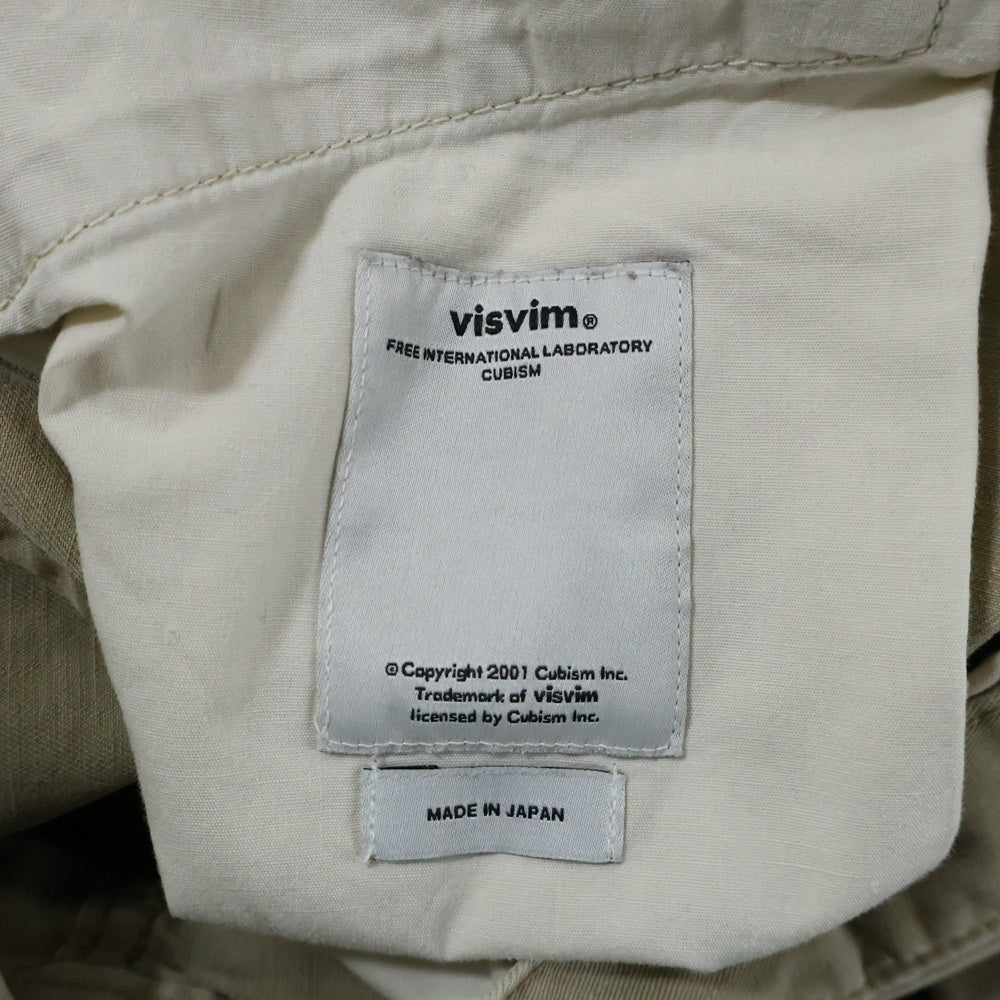 VISVIM(ヴィスヴィム) 12SS FLUXUS 03 CHINO PANTS コットン ストレート チノパンツ ベージュ 0112105008017