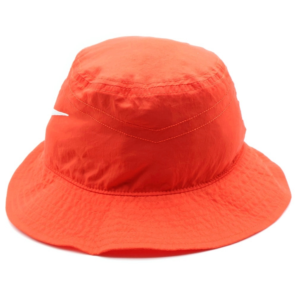 NIKE(ナイキ) 20SS ×STUSSY BUCKET HAT ステューシー ナイロン バケットハット 帽子 レッド CT8411