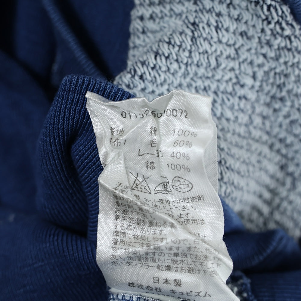 VISVIM(ヴィスヴィム) 13AW ARTISAN POLLOCK CREW LS INDIGO クルーネック スウェット トレーナー ブルー 0113205010072