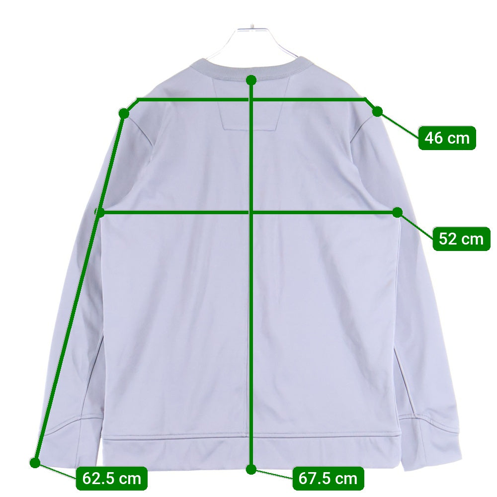 NIKE(ナイキ) ロゴ刺繍 クルーネック スウェット トレーナー グレー AH8494-036