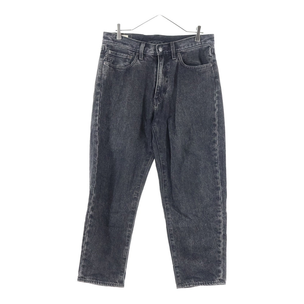 Levi's premium(リーバイスプレミアム) Stay Loose Tapered Crop ステイルーズ テーパード クロップ デニムパンツ ブラック PC9-A0943-0001