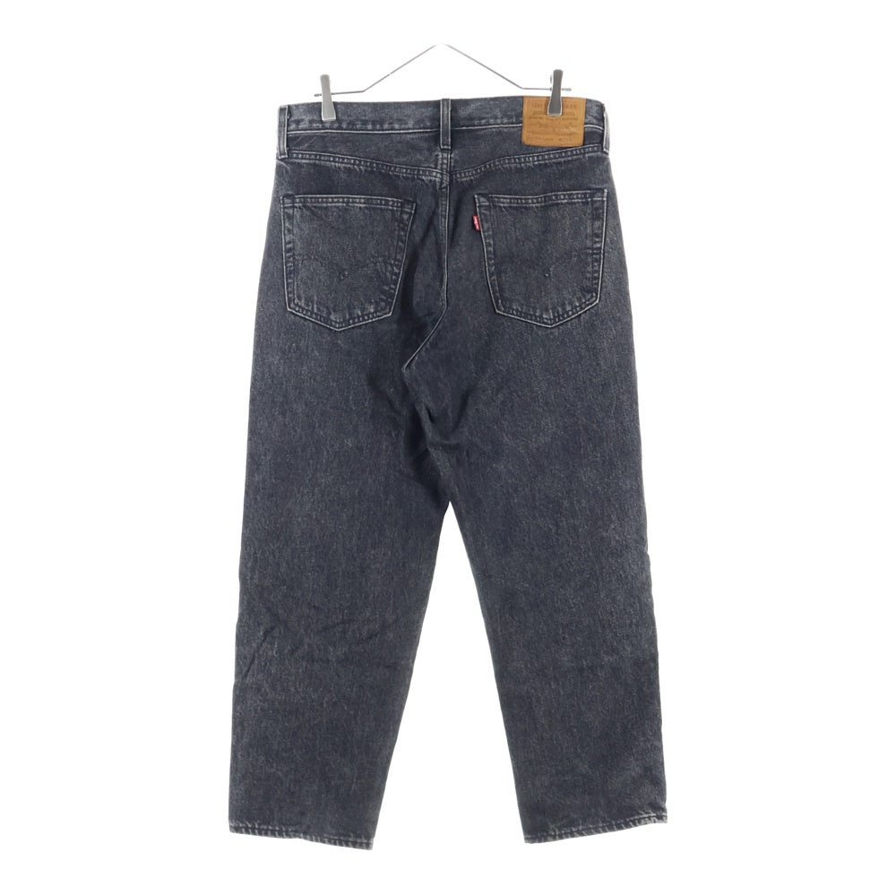 Levi's premium(リーバイスプレミアム) Stay Loose Tapered Crop ステイルーズ テーパード クロップ デニムパンツ ブラック PC9-A0943-0001