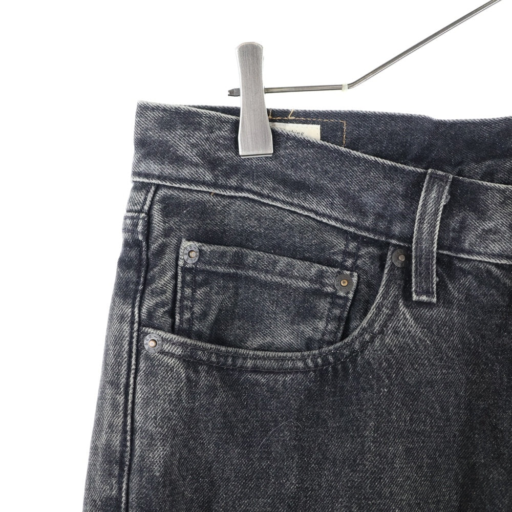 Levi's premium(リーバイスプレミアム) Stay Loose Tapered Crop ステイルーズ テーパード クロップ デニムパンツ ブラック PC9-A0943-0001