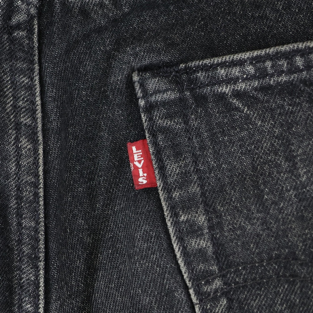 Levi's premium(リーバイスプレミアム) Stay Loose Tapered Crop ステイルーズ テーパード クロップ デニムパンツ ブラック PC9-A0943-0001