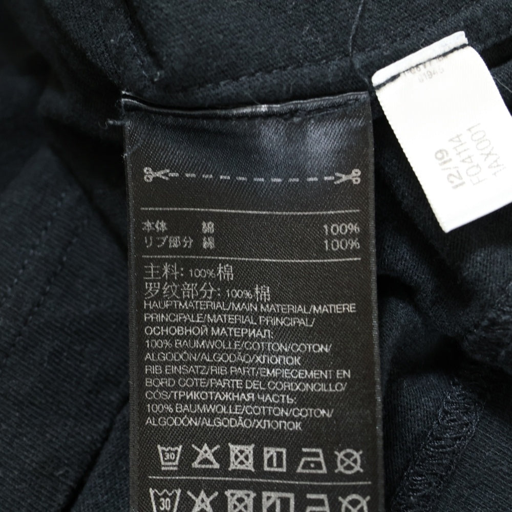 Y-3(ワイスリー) M DISTRESSED SIGNATURE SS TEE エム ディストレスド シグネチャー ショートスリーブ クルーネック半袖Tシャツ カットソー ブラック FQ4114