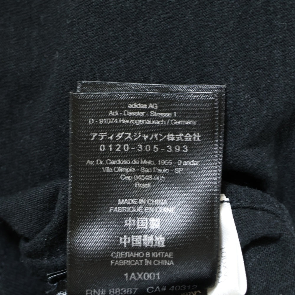 Y-3(ワイスリー) M DISTRESSED SIGNATURE SS TEE エム ディストレスド シグネチャー ショートスリーブ クルーネック半袖Tシャツ カットソー ブラック FQ4114