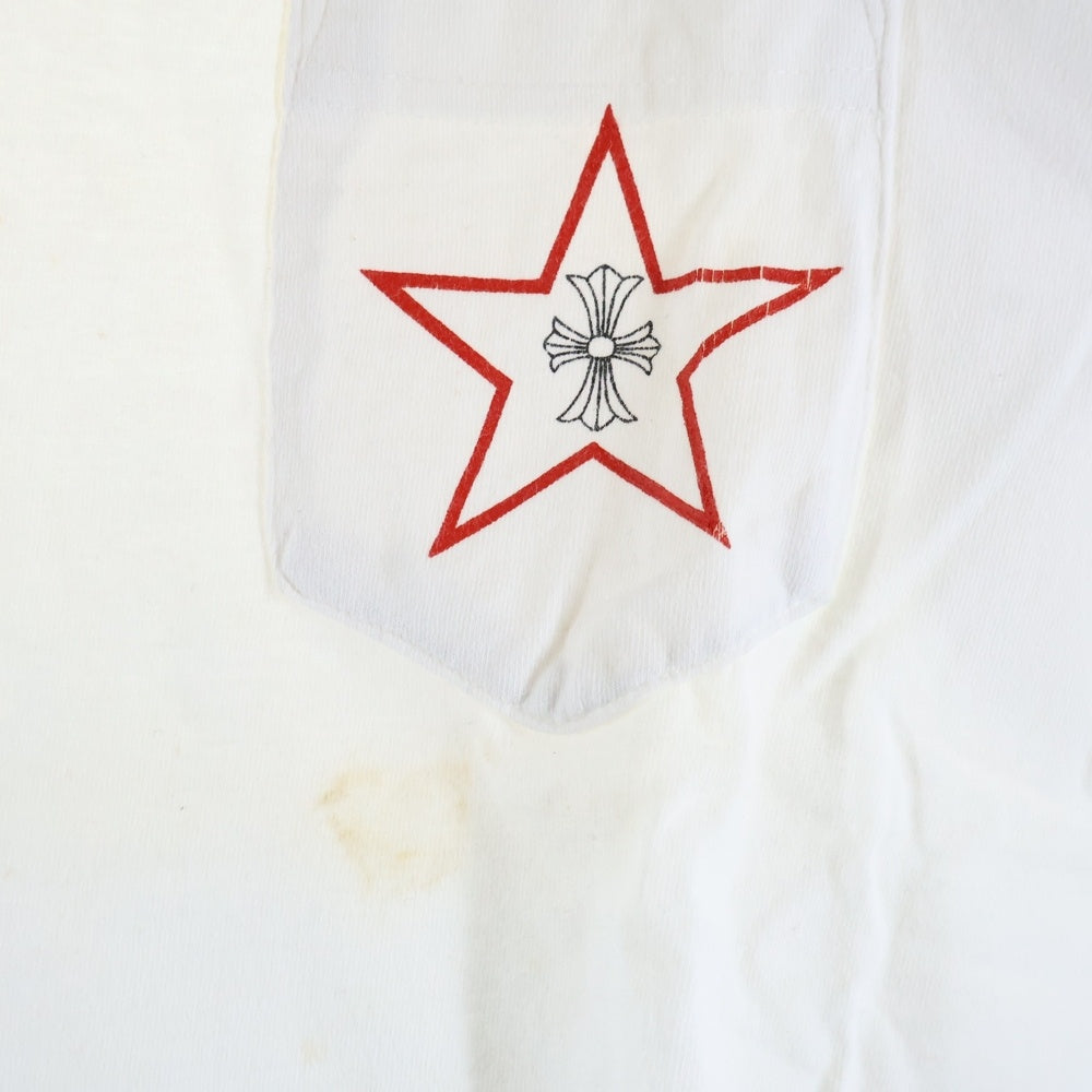 CHROME HEARTS(クロムハーツ) OLD Star S/S Tee オールド スタープリント 半袖Tシャツ カットソー ホワイト