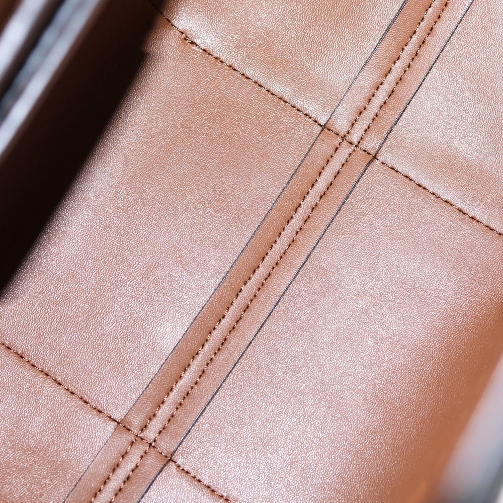 MICHAEL KORS(マイケルコース) 総柄 2WAY レザーショルダーバッグ ハンドバッグ ブラウン 35F2G5CM2V